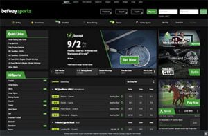 Betway betting page