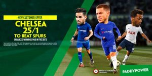 Chelsea 25/1 to beat Spurs Enhanced odds offer Paddypower