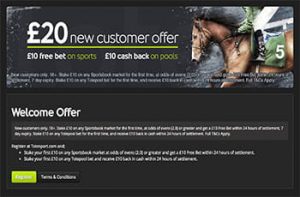 Totesports new sign up offer