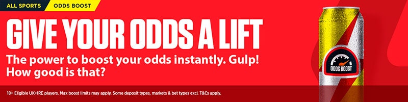 Ladbrokes boosted odds offer