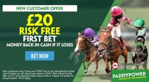 Paddy Power £20 Racing Risk Free