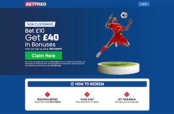 Betfred sign up offer